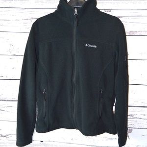 Columbia Black Full-Zip Fleece Jacket